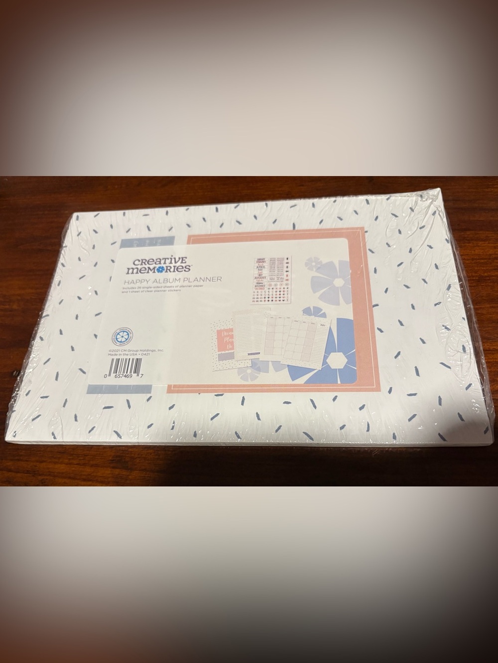 Creative Memories Pink & Light Blue Happy Album Planner